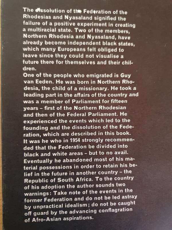 The Crime of Being White: Guy van Eeden (Hardcover)