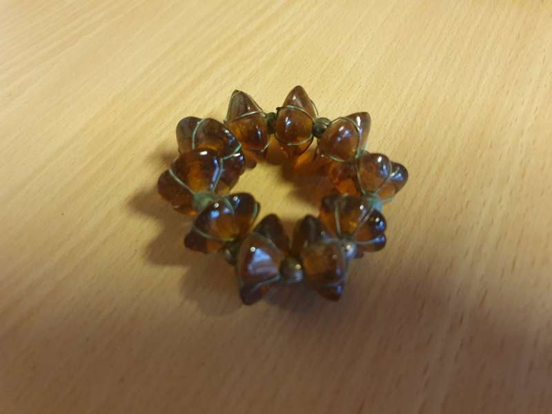 Set of 8 Brown Napkin Rings