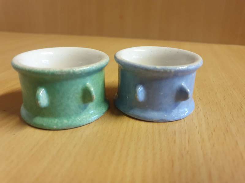 Set of 3 Ceramic Napkin Rings