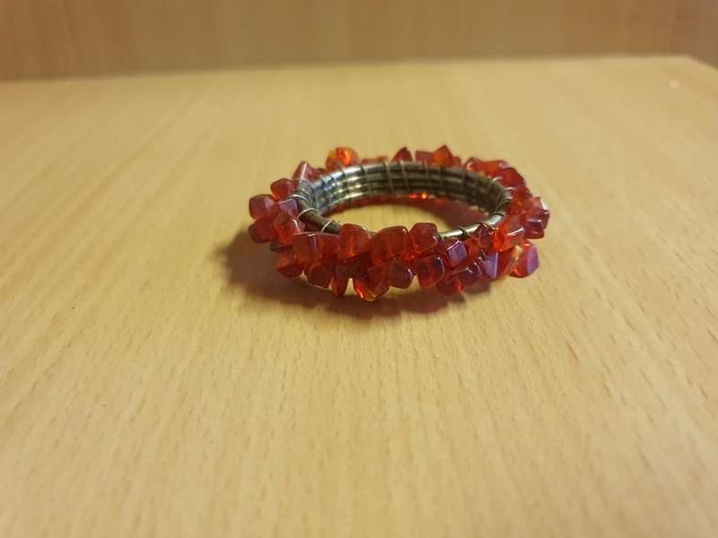 Set of 6 Red Napkin Rings