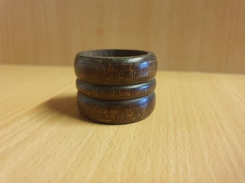 Set of 18 Wooden Napkin Rings
