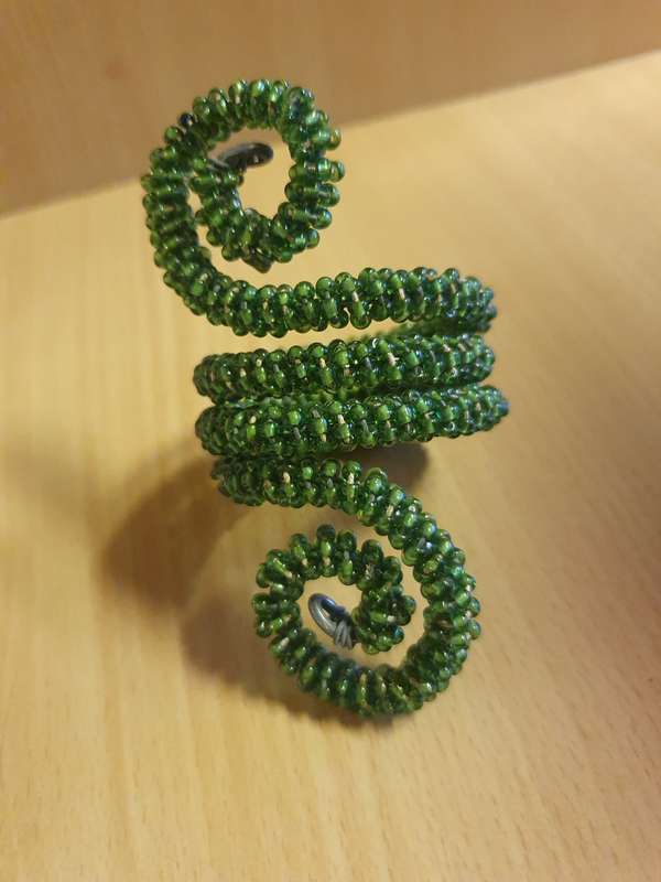 Set of 8 Green Napkin Rings