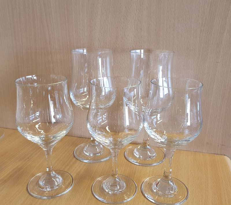 Lot of 40 Assorted Wine Glasses