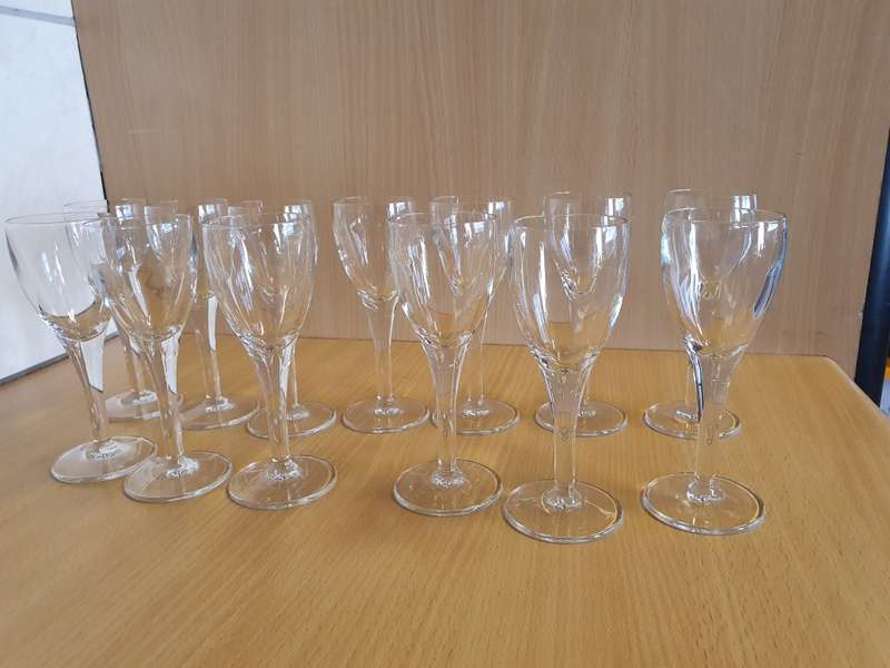 Lot of 40 Assorted Wine Glasses