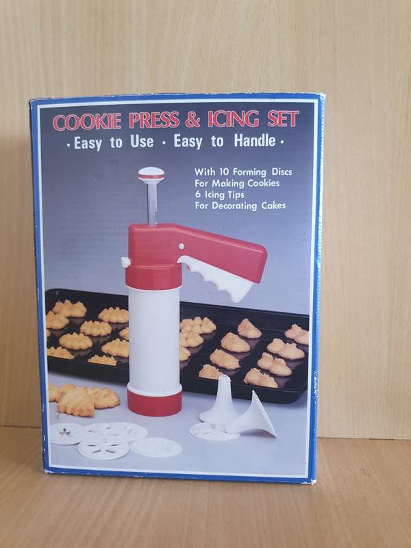 Cookie Press & Icing Set
