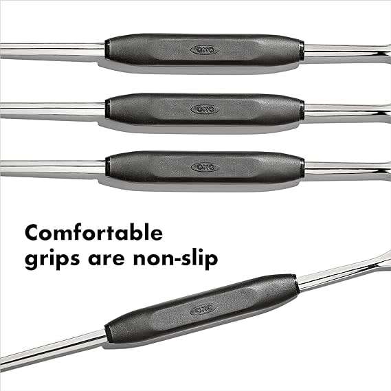 Set of 4 OXO Non-slip Soft Grip Seafood Forks