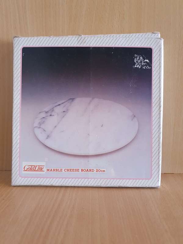 Round Marble Cheese Board - 20cm