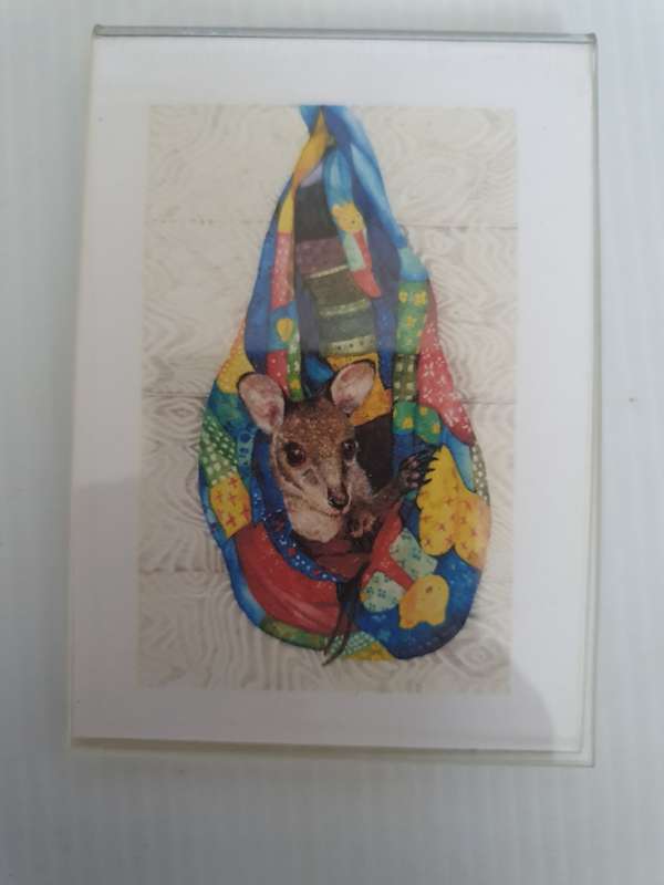 Agile Wallaby Joey - Fridge Magnet