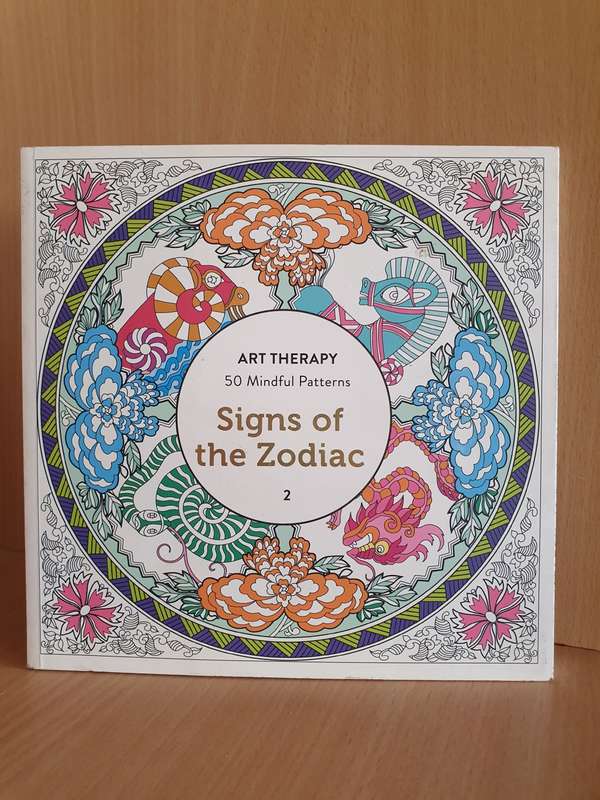 Art Therapy - 50 Mindful Patterns - Signs of The Zodiac
