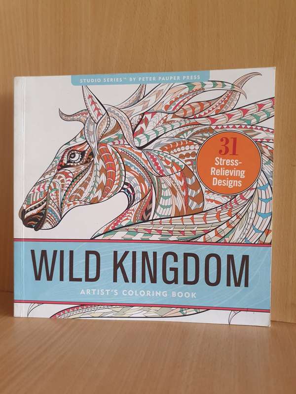 Wild Kingdom Artist`s Colouring Book (31 stress-relieving designs)