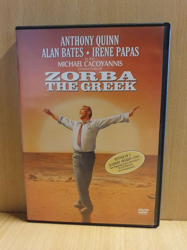 Zorba The Greek - Dvd (Anthony Quinn, Alan Bates, Irene Papas)
