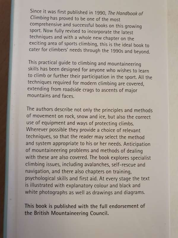The Handbook of Climbing : Allen Fyffe & Iain Peter (Hardcover)