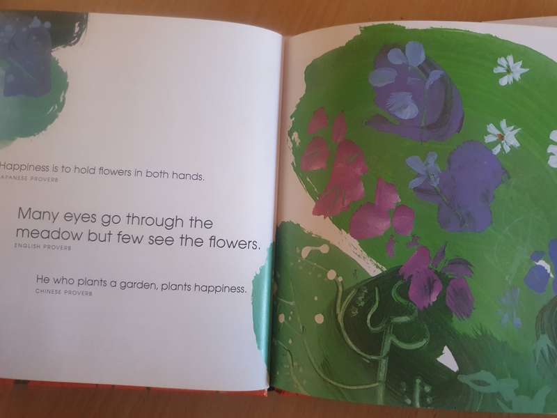 Earth Laughs in Flowers - A Collection of Words and Paintings (Hardcover)