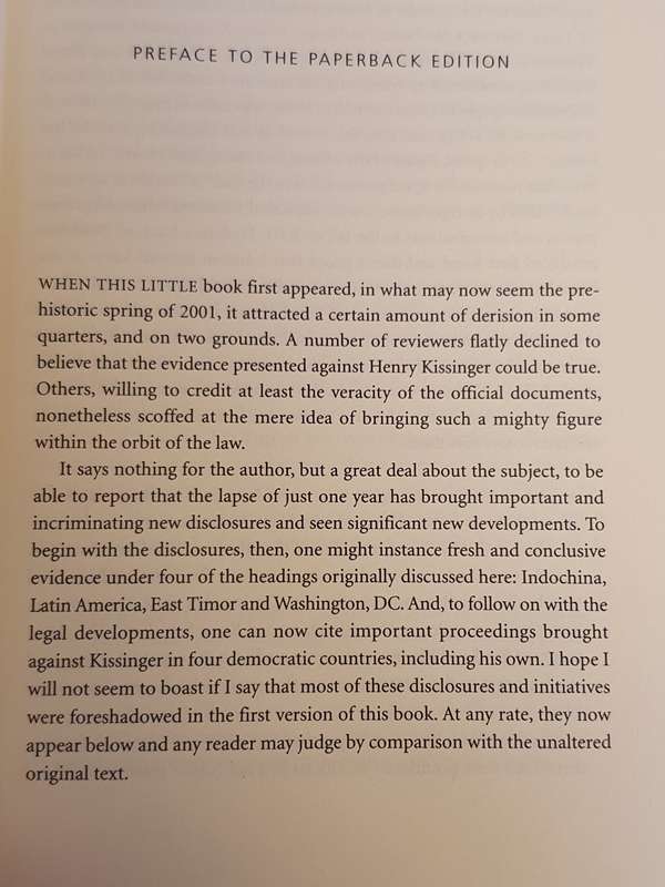 The Trial of Henry Kissinger : Christopher Hitchens (Paperback)