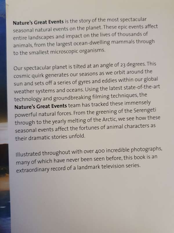 BBC - Nature`s Great Events (Hardcover)