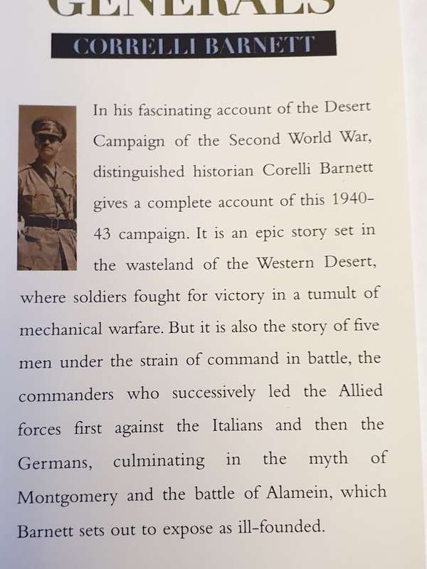 The Desert Generals: Correlli Barnett (Hardcover)