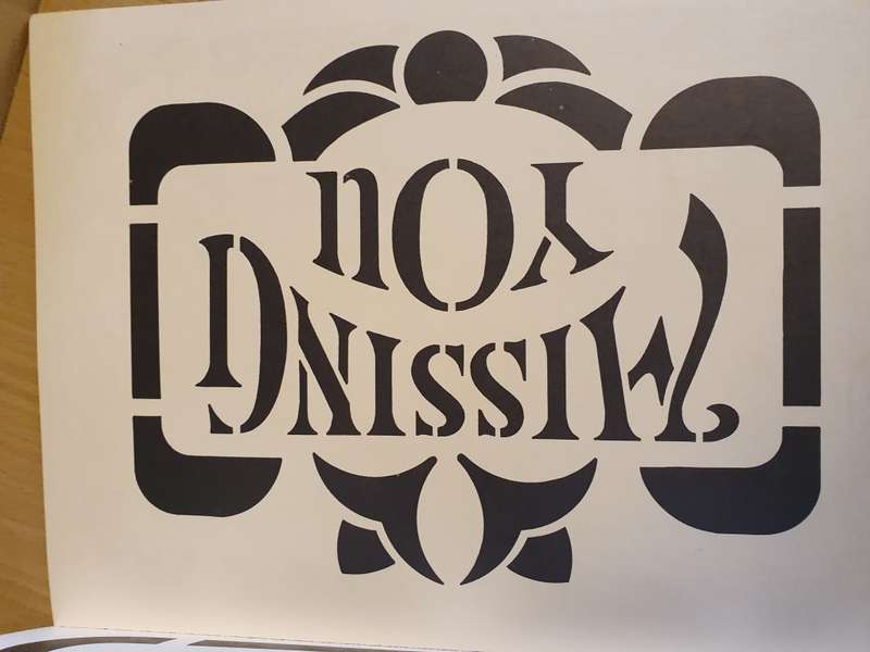 Messages and Greetings Cut & Use Stensils (30 full-size stensils, printed on durable stencil paper)