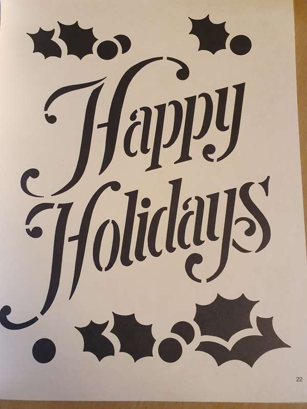 Messages and Greetings Cut & Use Stensils (30 full-size stensils, printed on durable stencil paper)