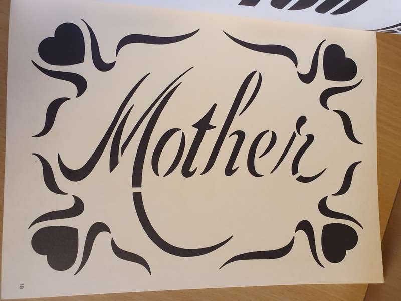 Messages and Greetings Cut & Use Stensils (30 full-size stensils, printed on durable stencil paper)