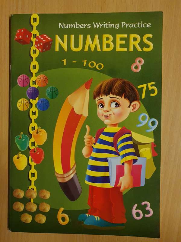 Numbers Writing Practice - Numbers 1 - 100
