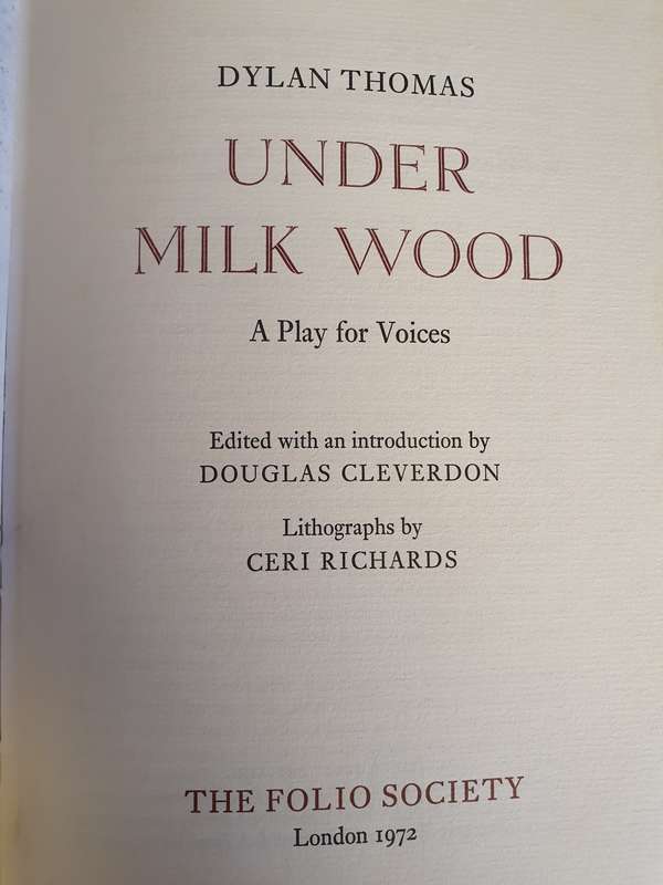 Under Milk Wood: Dylan Thomas (Hardcover)
