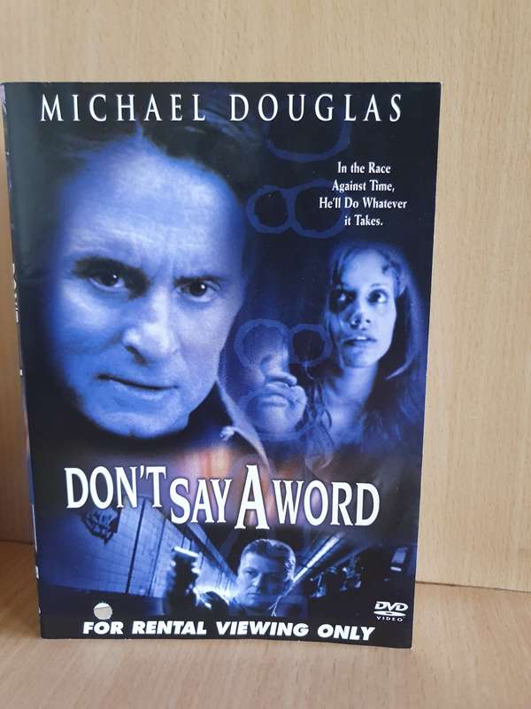 Don`t Say a Word - Dvd (Michael Douglas)