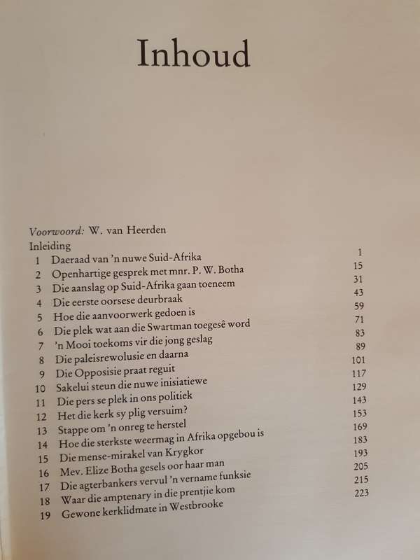 Waagmoed Beloon 50 Menings oor PW-plan: Piet Meiring