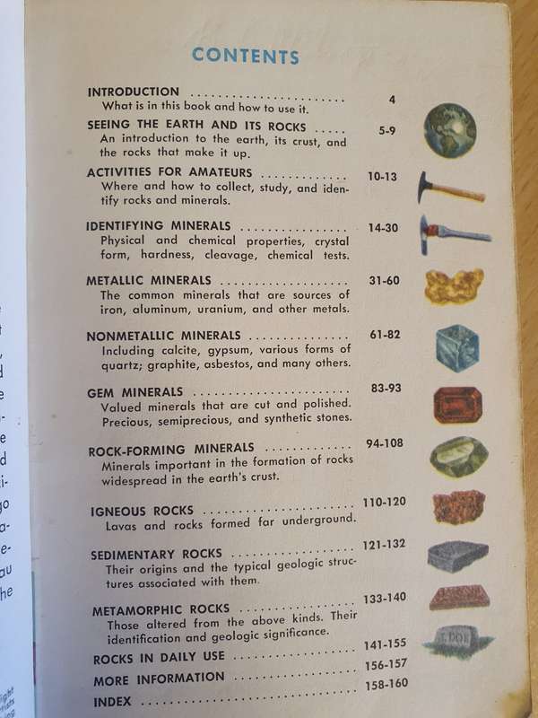 Rocks and Minerals - A Guide to minerals, gems and rocks (400 illustrations in colour) paperback