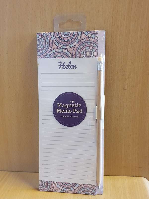 Magnetic Memo Pad - Helen