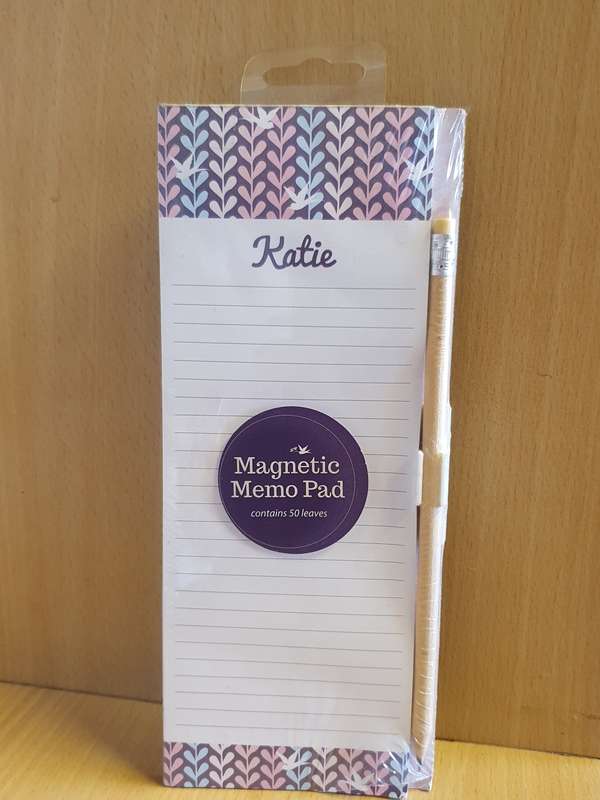 Magnetic Memo Pad - Katie
