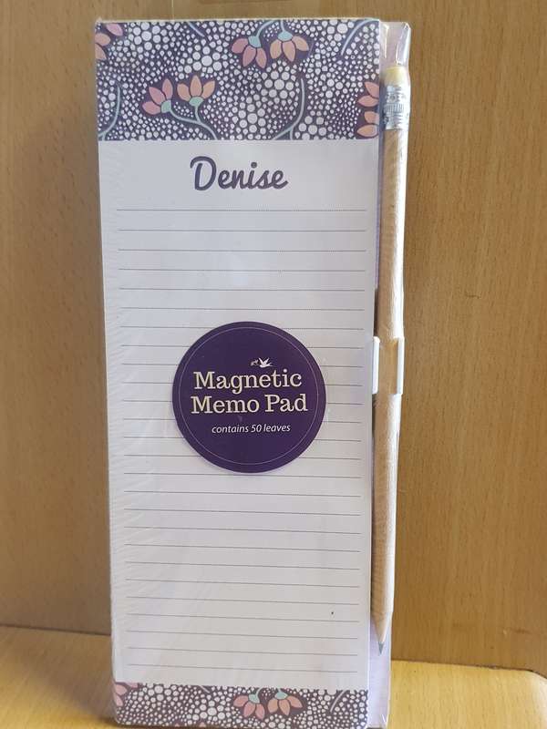 Magnetic Memo Pad - Denise