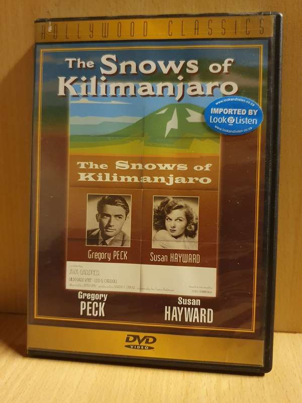 The Snows of Kilimanjaro - Dvd  (Gregory Peck, Susan Hayward)