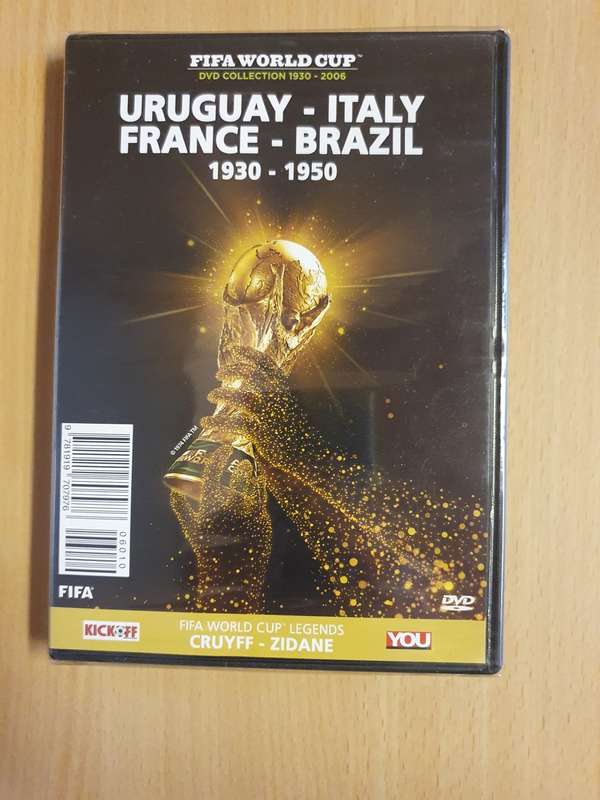Fifa World Cup - Uruguay - Italy/France-Brazil 1930-1950 Dvd (NEW CONDITION)
