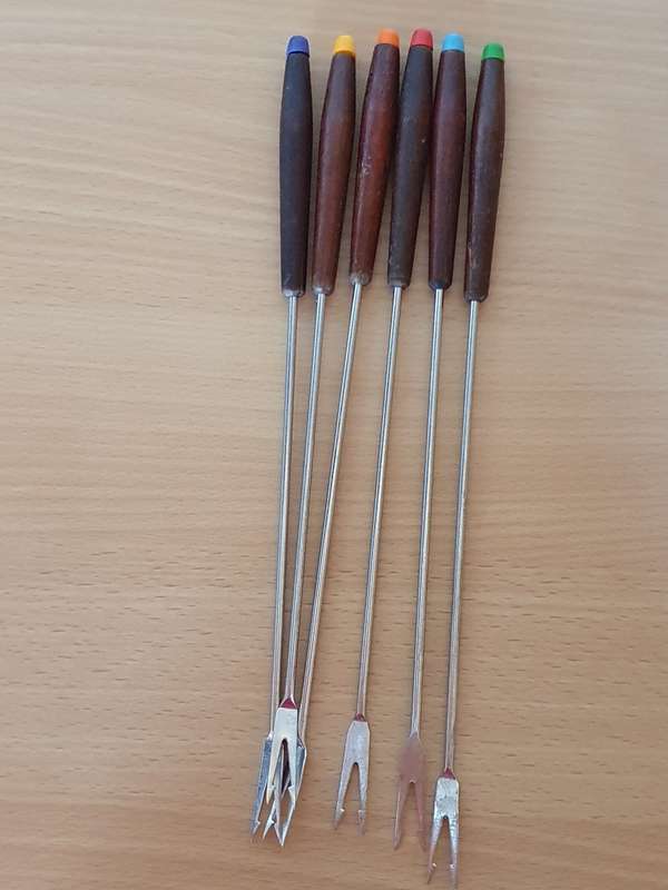 Set of 6 Fondue Forks