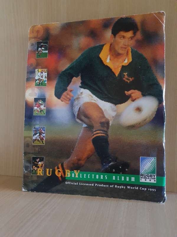 Rugby Collector`s Album (Rugby World Cup 1995)  includes 203 Shell Rugby Trading cards