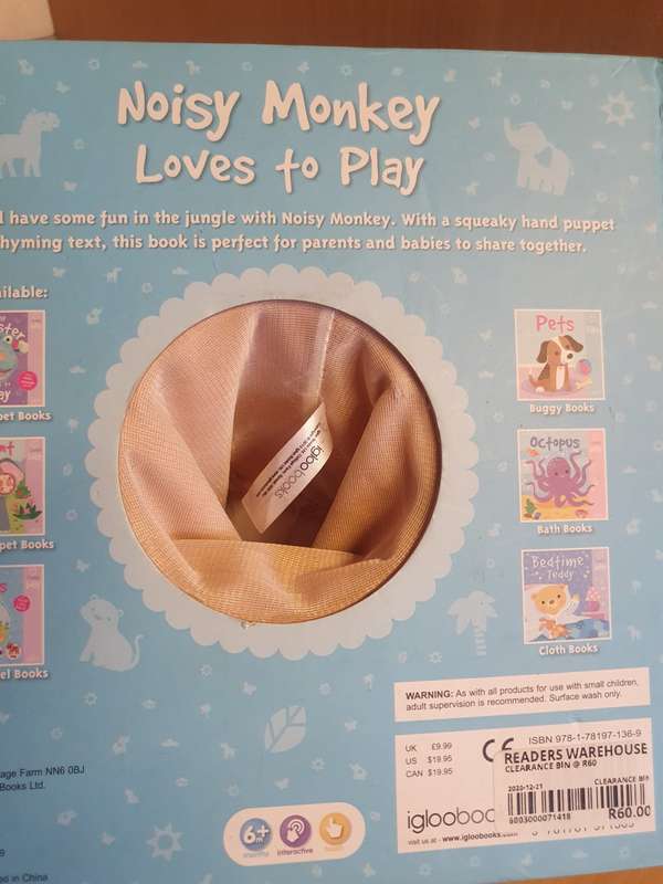 Monkey Puppet Book
