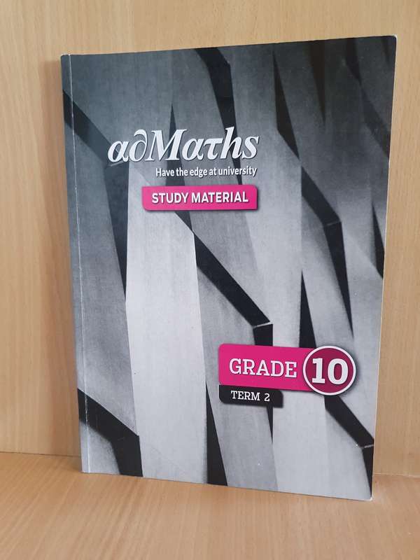 AdMaths Study Material - Term 2 - Grade 10