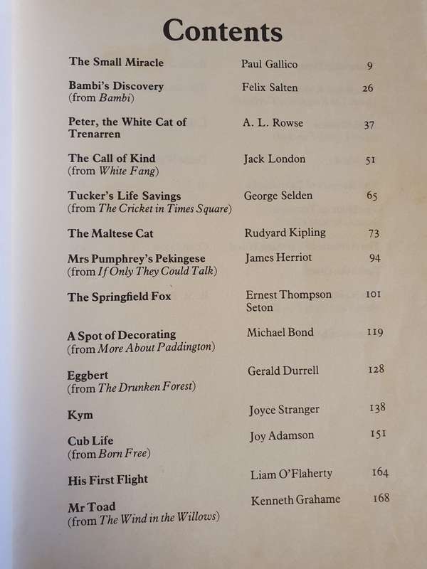 Animal Stories - Richard Adams, Paul Gallico, Joy Adamson, Rudyard Kipling (Hardcover)