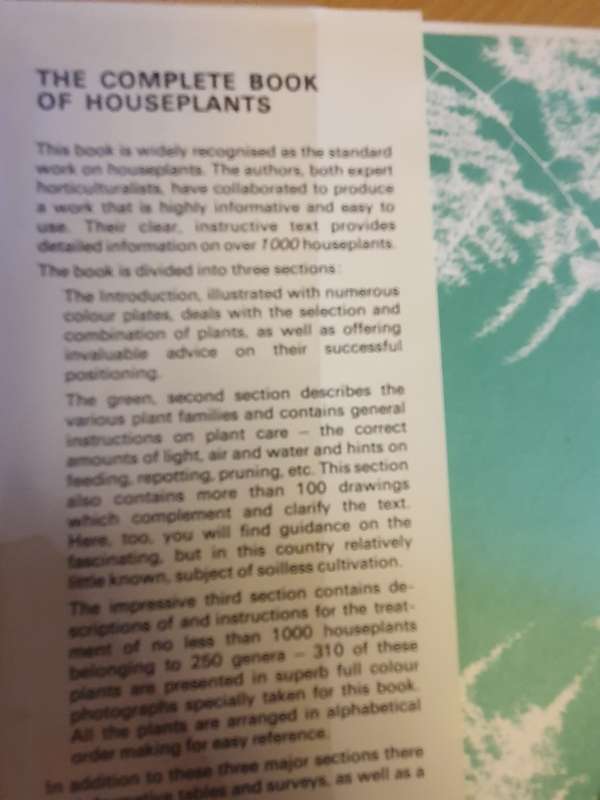 The Complete Book of House Plants : Rob Herwig, Margot Schubert (Hardcover)