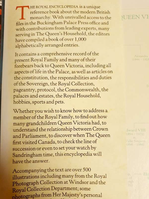 The Royal Encyclopedia Edited by Ronald Allison & Sarah Riddell (Hardcover)