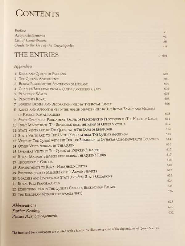 The Royal Encyclopedia Edited by Ronald Allison & Sarah Riddell (Hardcover)