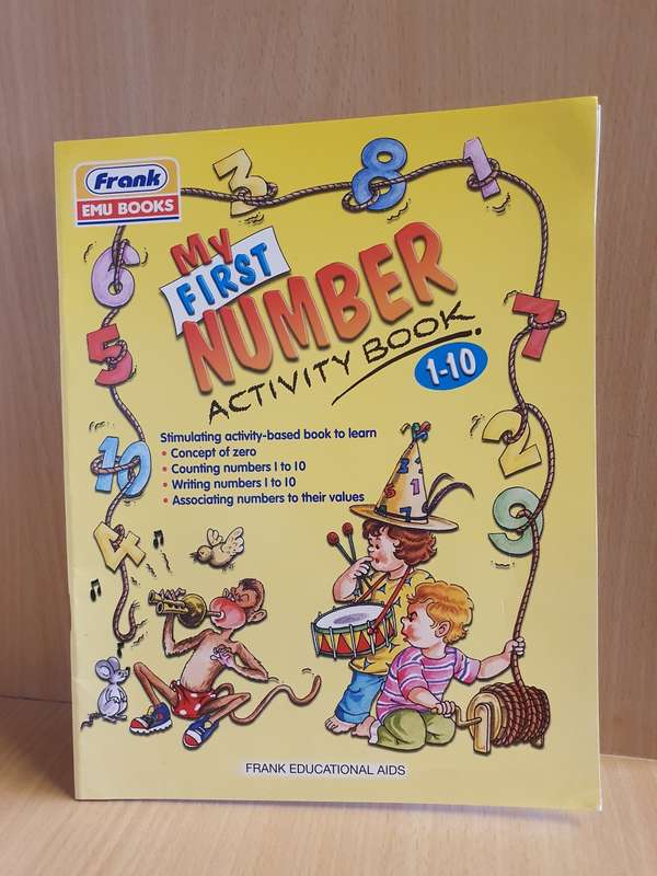 Frank Emu Books - My First Number Activity Book 1-10
