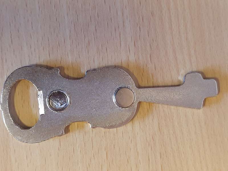 Austria Souvenir - Mozart - Violin Fridge Magnet/Bottle Opener