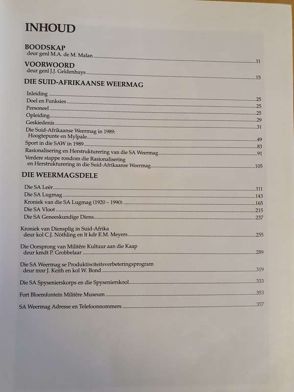 Suid-Afrikaanse Weermag - Oorsig/South African Defence Force Review 1990 (Hardcover)