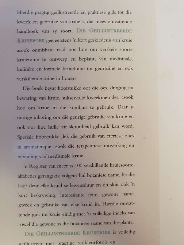 Die Geillustreerde Kruikeboek - 1n register van kruie, kruietuine, rate