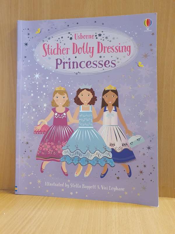 Usborne - Sticker Dolly Dressing Princesses (Paperback)