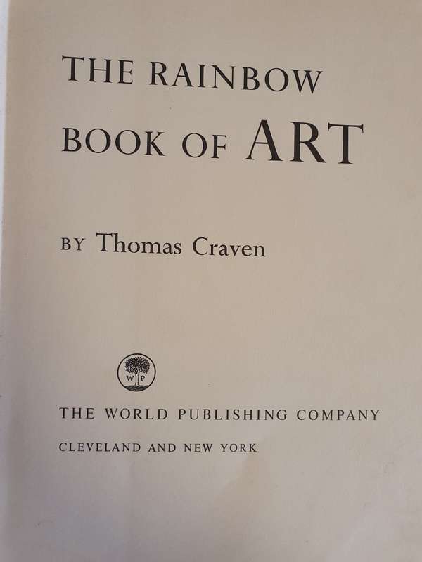 The Rainbow Book of Art by Thomas Craven  (Hardcover)