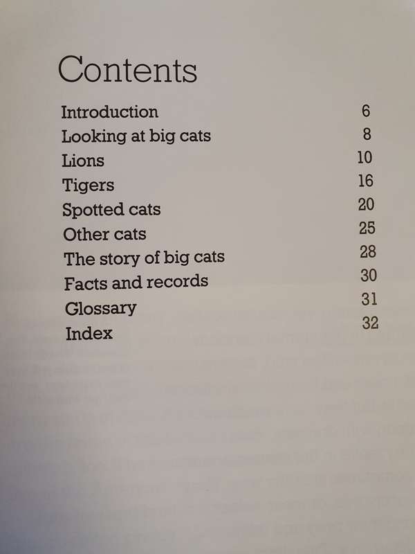 Picture Library - Big Cats (Hardcover)