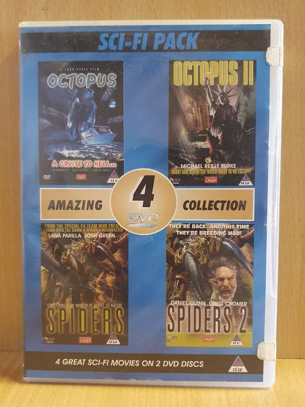 Octopus /Octopus II/Spiders/Spiders 2 - Dvd (Sci-fi Pack)