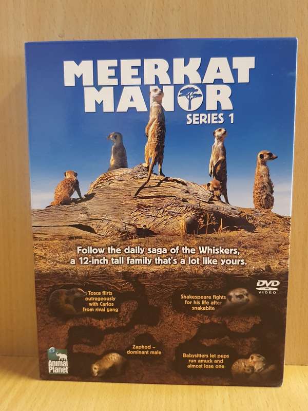 Meerkat Manor Series I (Follow the daily saga of the Whiskers) 4 discs